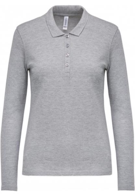 Ref: K257C   Ladies’ long-sleeved piqué polo shirt