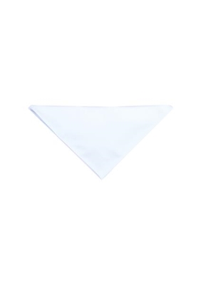 Triangular Scarf 71 x 71 x 100 cm white Stck