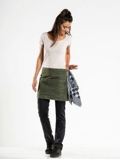Apron Base Green Denim W80 - L40 cm
