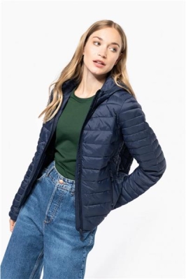 Ref: K6111   Ladies' lightweight hooded padded jacket