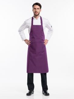 Bib Apron Aubergine W75 - L100 cm