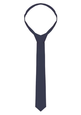 Necktie 148 x 6,5 cm navy Stck