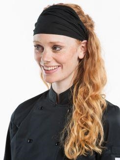 Headwear Wrap Black Stretch One Size