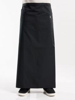 Apron 1-Pocket Black W120 - L100 cm