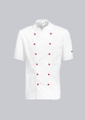 BP® Veste cuisinier manches 1/2 blanc