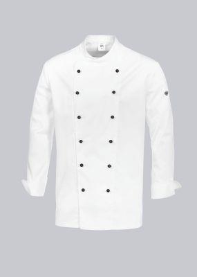 BP® Veste cuisinier avec poche poitrine à coudre blanc