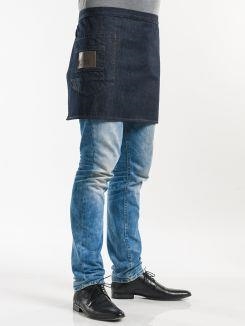 Apron Backpocket Blue Denim 16" W90 - L40 cm