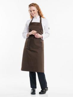 Bib Apron Brown W75 - L100 cm