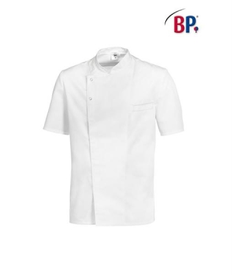1548-400-21 Veste cuisinier manches 1/2 blanc