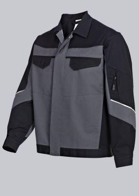 BP® Veste de travail gris foncé/noir