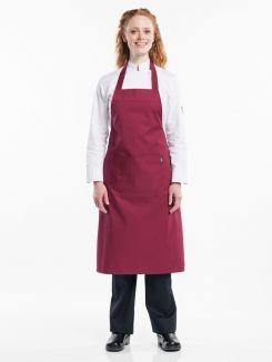Bib Apron Burgundy W75 - L100 cm