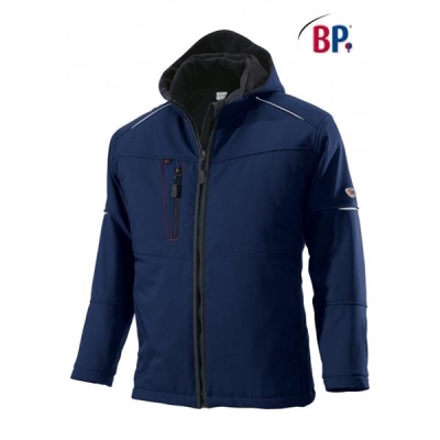 BP® Veste hiver soft-shell bleu nuit