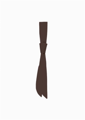 Service Tie 94 x 5 cm dark brown Stck