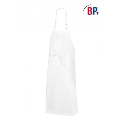 BP® Tablier à bavette long (largeur: 75 cm) blanc