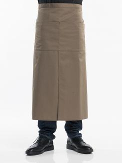 Apron 4-Pockets Taupe W90 - L80 cm
