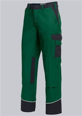 BP® Pantalon de travail vert moyen/noir