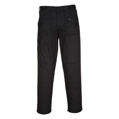 POR-S887 Pantalon Action BLACK