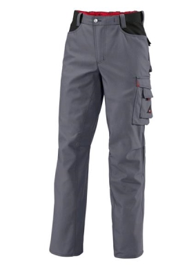 BP® Pantalon de travail gris foncé/noir