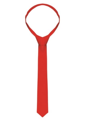 Necktie 148 x 6,5 cm red Stck