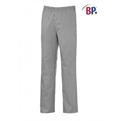 1645-801-33 Pantalon unisexe pépite, noir/blanc