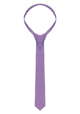 Necktie 148 x 6,5 cm purple Stck