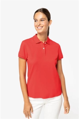 NS208 - Ecologische damespolo in piquétricot