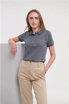 Ref: RU566F   Ladies' Stretch Polo Shirt