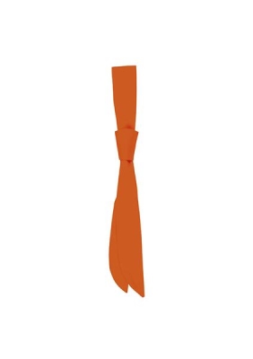 Service Tie 94 x 5 cm orange Stck