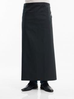 Apron 3-Pockets Black W100 - L100 cm