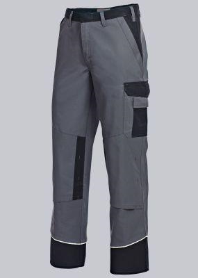 BP® Pantalon de travail gris foncé/noir