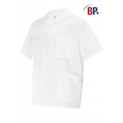 BP® Tunique à enfiler unisexe blanc
