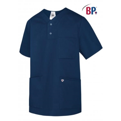 BP® Tunique à enfiler unisexe bleu nuit