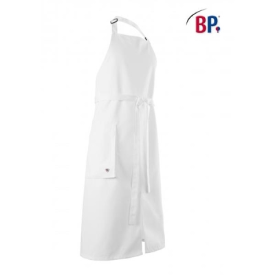 BP® Tablier à bavette blanc