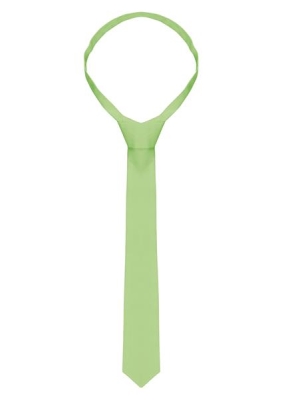 Necktie 148 x 6,5 cm apple green Stck