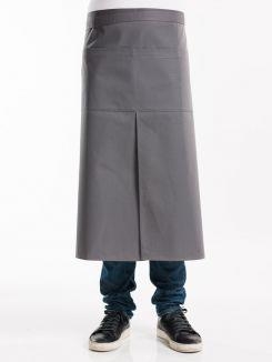 Apron 4-Pockets Grey W90 - L80 cm
