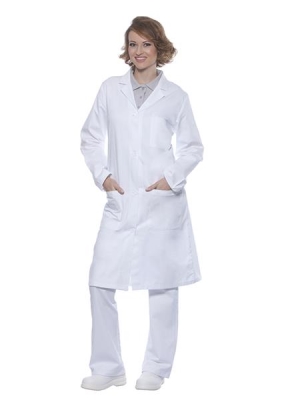 Ladies' Work Coat Basic white XS - 2XL