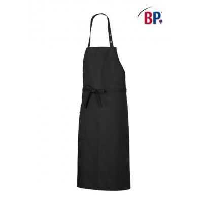 BP® Tablier à bavette long (largeur: 75 cm) noir