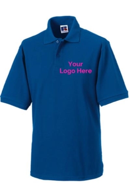 HEAVY Duty Polycotton Polo Shirt bedrukt 1 KANT