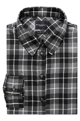 Ladies' Checked Blouse Urban-Flair black XS - 2XL