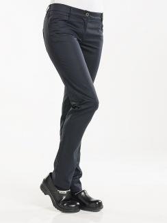 Chef Pants Lady Skinny Black Stretch XS - 3XL
