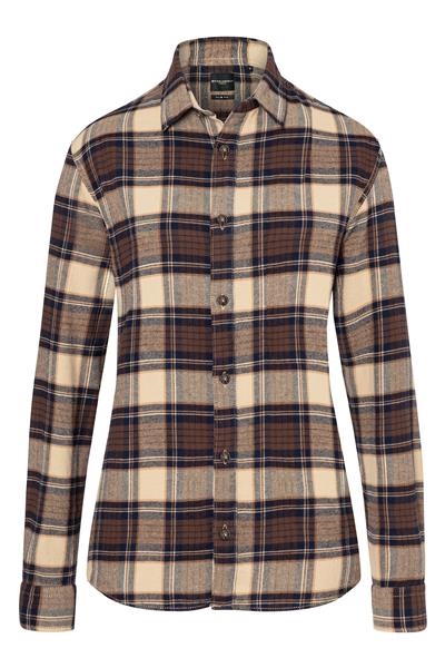 Ladies' Checked Blouse Urban-Trend sahara XS - 2XL