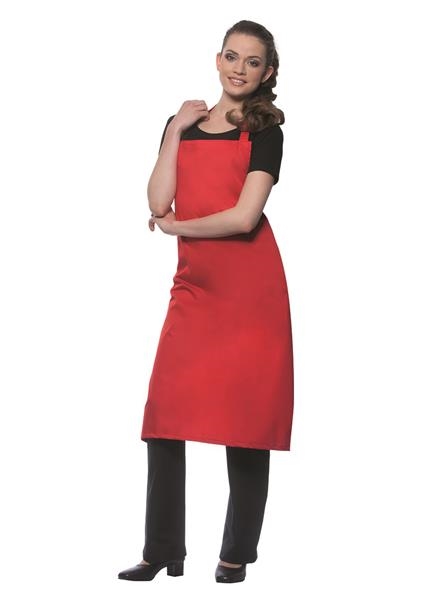 Bib Apron Basic 75 x 100 cm red Stck