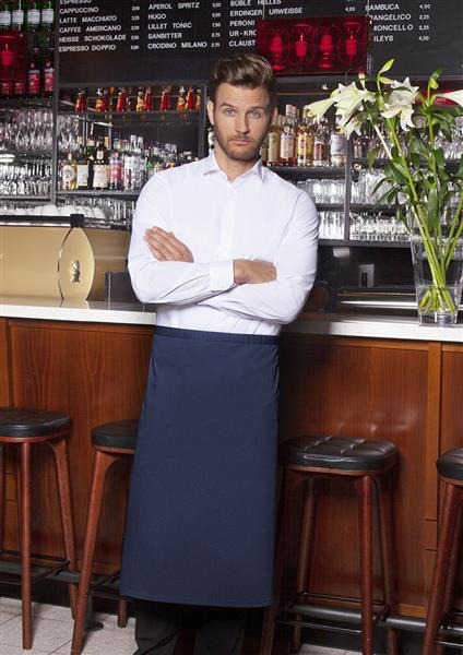 Bistro Apron Basic 100 x 75 cm navy Stck