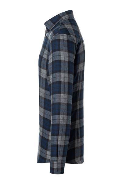 Men's Checked Shirt Urban-Style navy S - 3XL