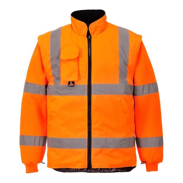 Hi-Vis 7-in-1 Verkeersjack RIS