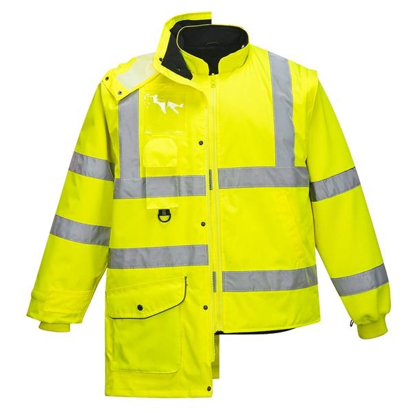 Hi-Vis 7-in-1 Verkeersjack