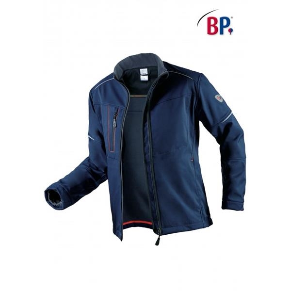 BP® Veste soft-shell hommes bleu nuit