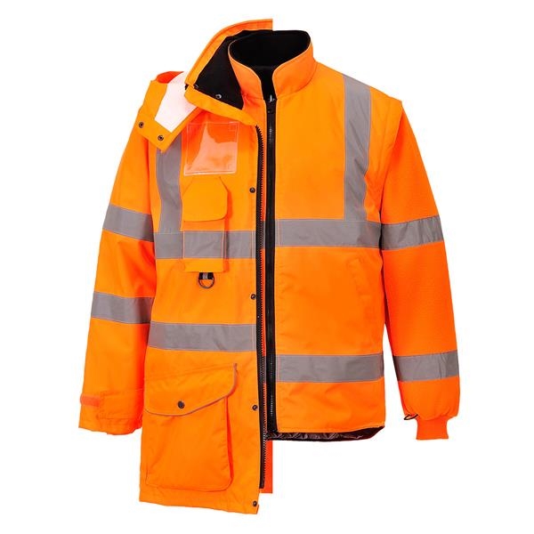 Hi-Vis 7-in-1 Verkeersjack RIS