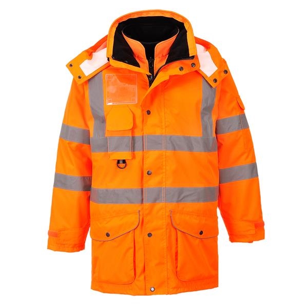 Hi-Vis 7-in-1 Verkeersjack RIS