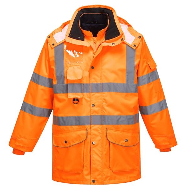 Hi-Vis 7-in-1 Verkeersjack RIS
